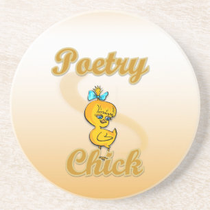 Poetry Chick Coaster