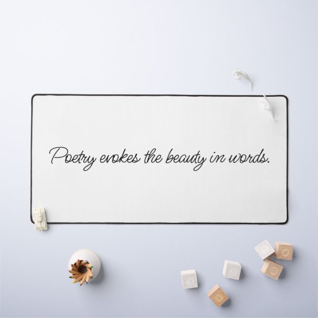 Poetry Evokes Desk Mat (Kids Table)