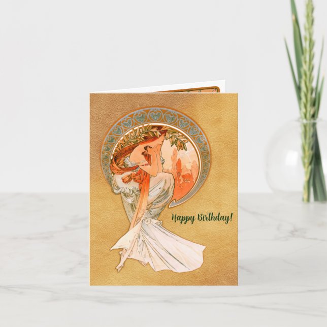 Poetry, Happy Birthday Card (Front)