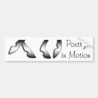 Poetry in Motion Bumper Sticker