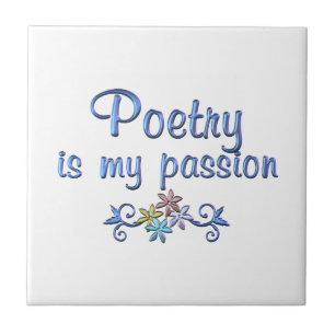 Poetry Passion Ceramic Tile