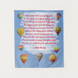 Poetry Phillis Wheatley Hot Air Balloons  Tapestry