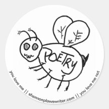 Poetry Pollinator Sticker