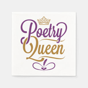 Poetry Queen Napkin
