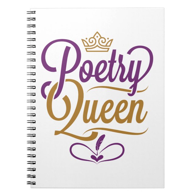 Poetry Queen Notebook (Front)