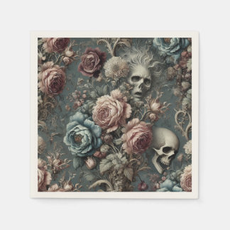 🪦 Poets Pending – Gothic Victorian Napkin