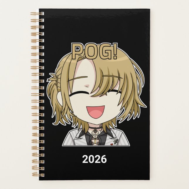 Pog! Chibi Planner 2026 - Luca Kaneshiro Fanart (Front)