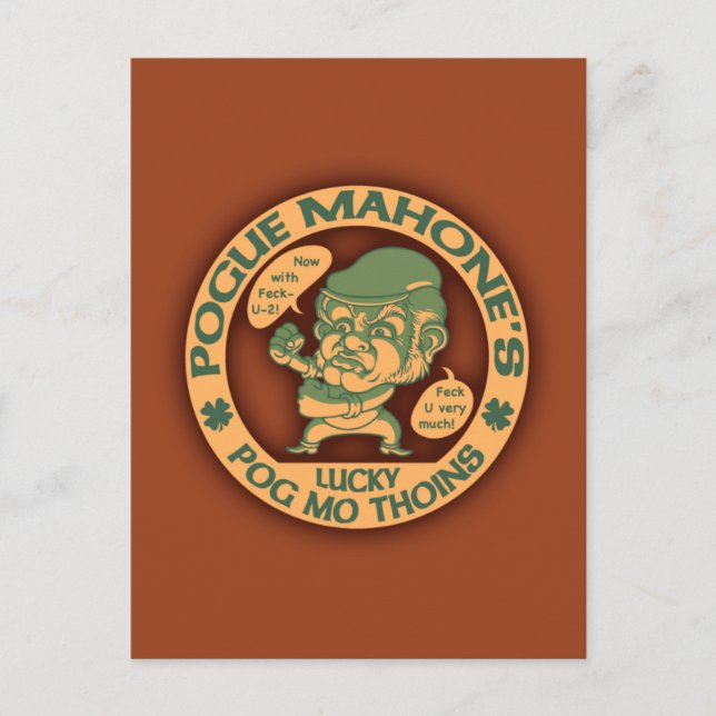 Pog Mo Boxer Postcard (Front)