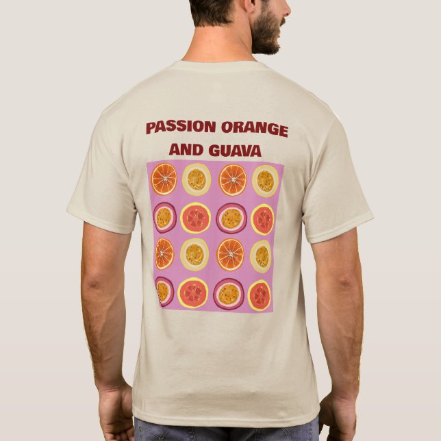 POG Passion Orange Guava Tropical Fruit T-Shirt (Back)