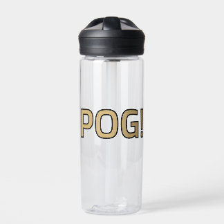 Pog! Text Water Bottle - Luca Kaneshiro Fanart