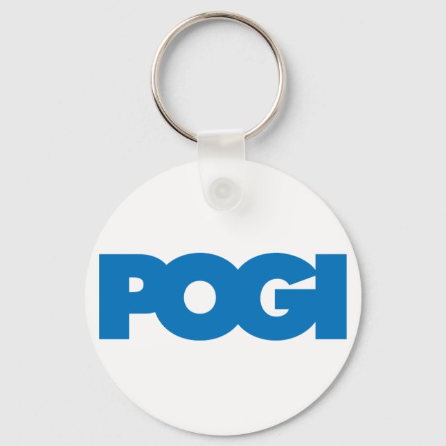 Pogi - Blue Key Ring (Front)