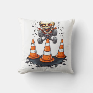 Pogo Bones � Crazy Skeleton on the Move Cushion