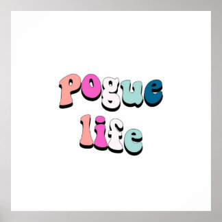 Pogue Life Outer banks OBX Netflix MultiColor Poster