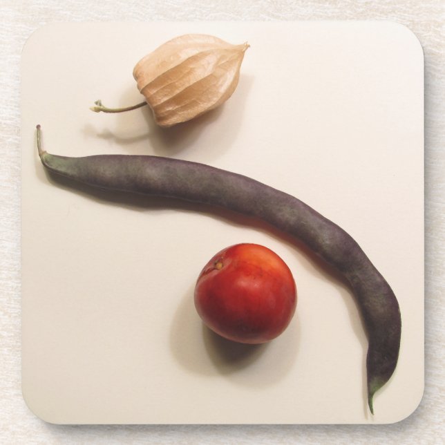 poha, bean and plum coaster (Front)