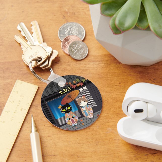 Poiluna's 7-5-3 Celebration Key Ring (Desk)