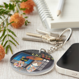Poiluna's 7-5-3 Celebration Key Ring
