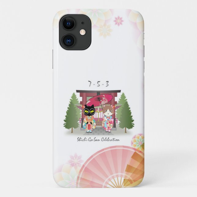 Poiluna's Shichi-Go-San Celebration Case-Mate iPhone Case (Back)