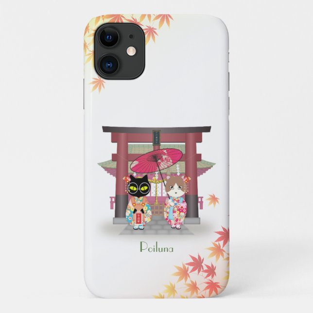 Poiluna's Shichi-Go-San Celebration Case-Mate iPhone Case (Back)