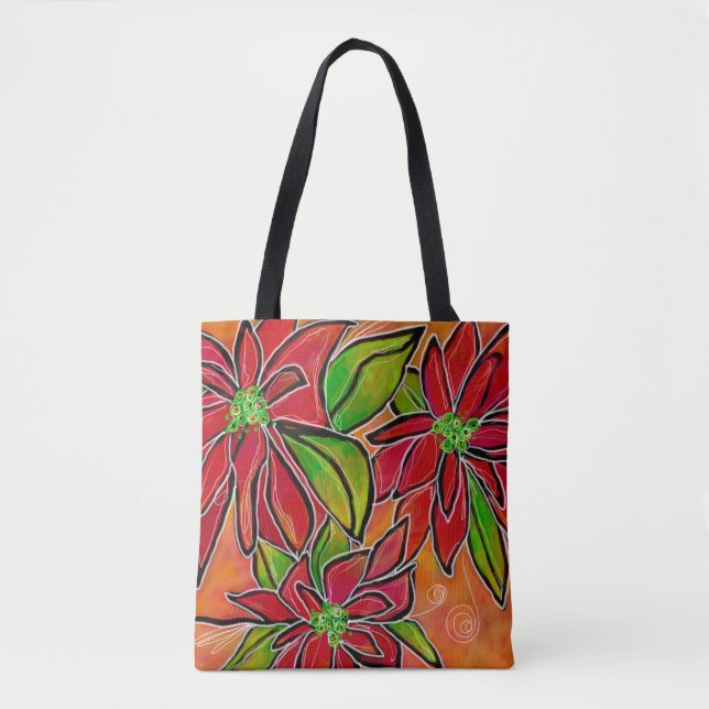 Poinsettia 2018 Tote Bag Medium (Front)