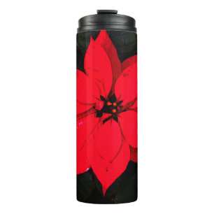 Poinsettia 6078 thermal tumbler