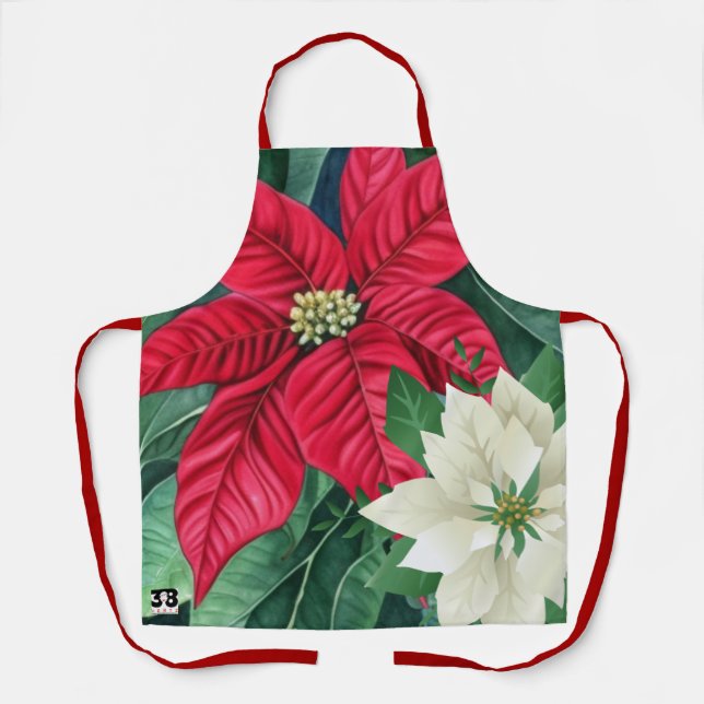 Poinsettia Apron (Front)