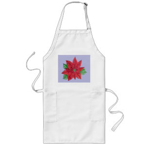Poinsettia Apron - Lavender
