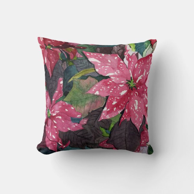 Poinsettia Cushion (Front)