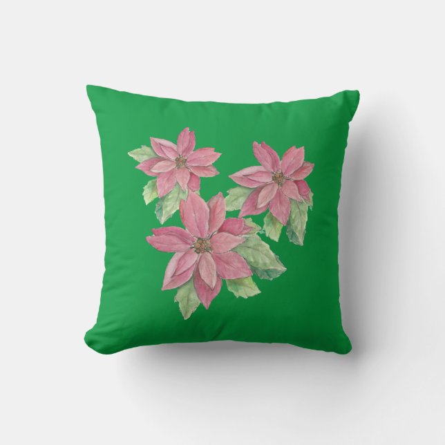 Poinsettia Cushion (Front)
