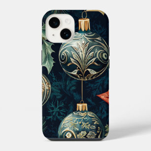 Poinsettia Floral Christmas Pattern (14) iPhone 14 Case