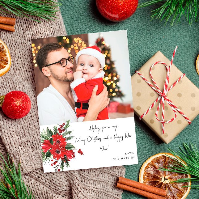 Poinsettia Floral Note Photo Christmas or Holiday (Creator Uploaded)