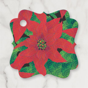 Poinsettia Gift Tags