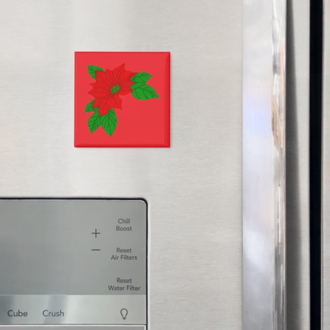 Poinsettia  magnet (In Situ (Fridge))