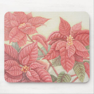 Poinsettia Mouse Pad