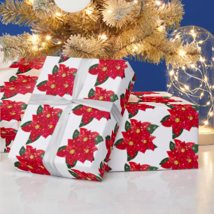Poinsettia Pattern  Wrapping Paper