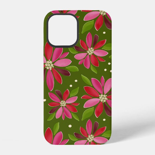 Poinsettia Phone case  (Back)
