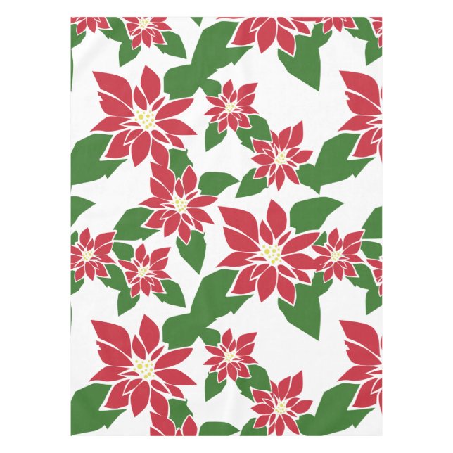 Poinsettia Tablecloth (Front)