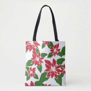 Poinsettia Tote Bag