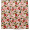 Poinsettia winter holiday shower curtain