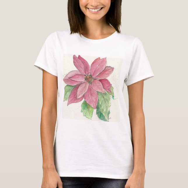 Poinsettia Women's T-Shirt (Front)
