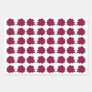 Poinsettia Wrapping Paper
