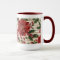 Poinsettias and Music Christmas Mug