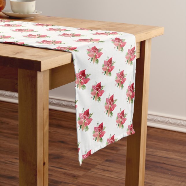 Poinsettias  Medium Table Runner (In Situ)
