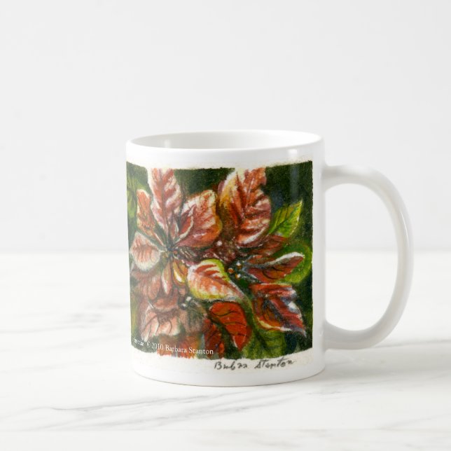 "Poinsettias" Mug (Right)
