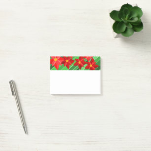 Poinsettias Post-it Notes