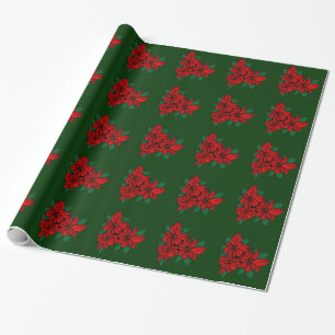 Poinsettias Wrapping Paper