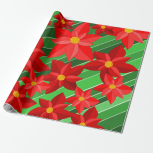 Poinsettias Wrapping Paper