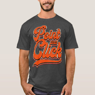 Point and Click Orange T-Shirt