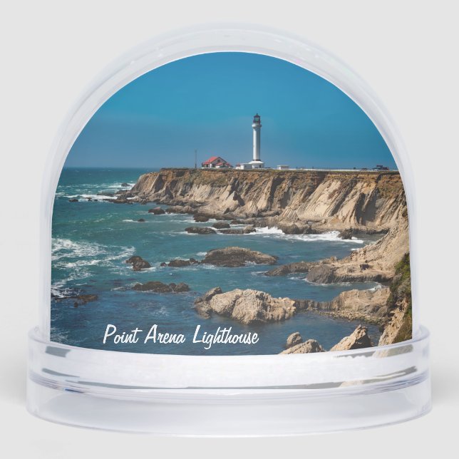 Point Arena Lighthouse Scenic Snowglobe (Front)