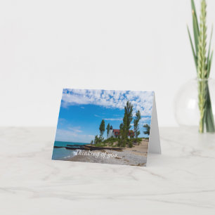 Point Betsie Light Thinking Of You Card