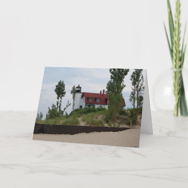 Point Betsie Lighthouse Card (Front)